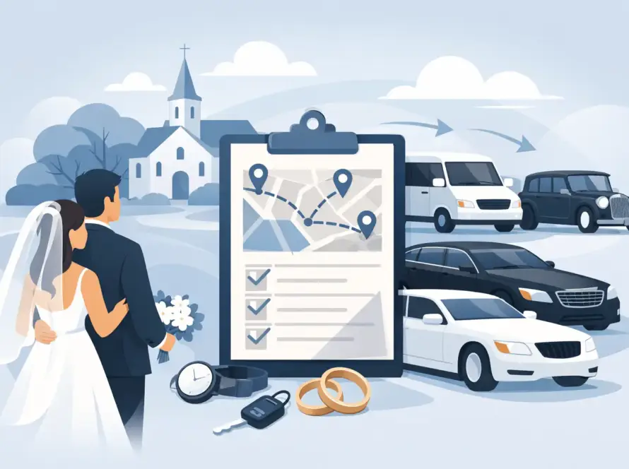 How to Coordinate Wedding Day Transport