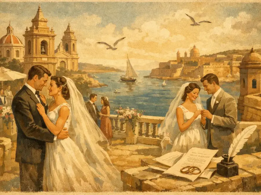 Malta Destination Wedding Legal Process Explained